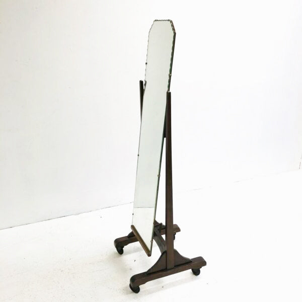 Vintage Art Deco Cheval Mirror