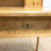 Vintage Biedermeier Style Burch Burl Wood Veneer Writing Desk