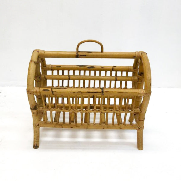 Retro Vintage Cane Magazine Rack