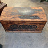 Vintage Carved Pine Oregon Trunk Chest