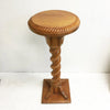 Vintage Barley Twist Cedar Pedestal