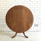 Vintage Cedar Tilt Top Circular Table