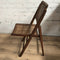 Vintage Folding Rattan Chair