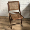 Vintage Folding Rattan Chair