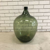 Vintage Green Glass Carboy Flagon Bottle