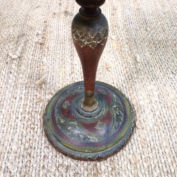 Vintage Hand Painted Italian Wine Side Table