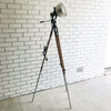 Vintage Industrial Miller Tripod Floor Lamp