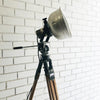 Vintage Industrial Miller Tripod Floor Lamp