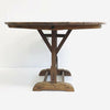 Vintage Round French Vigneron Tilt Top Wine Tasting Table