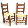 Vintage Rush Seat Chairs - Priced Individually