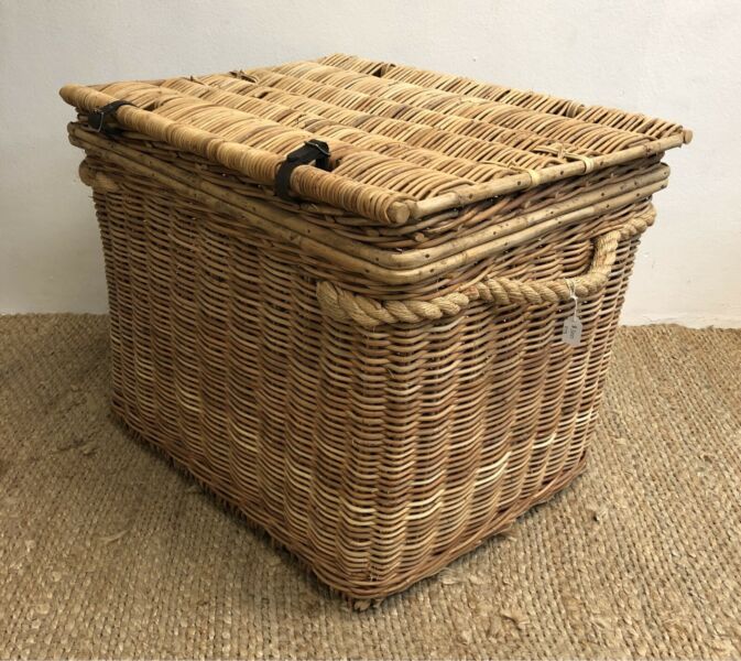 Vintage Wicker Trunk