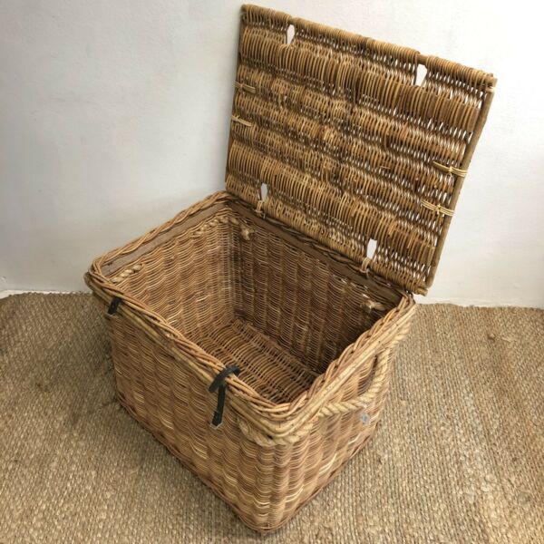 Large Vintage Wicker Basket Trunk The Design Ark