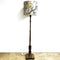 Vintage Wooden Standard Lamp With Designer Custom Light Shade