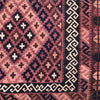 Vintage Wool Kilim Diamond Patterned Rug