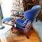 Reclining Wingback Library Armchair