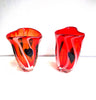 1980's Italian Art Glass Vases 