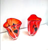 1980's Italian Art Glass Vases 