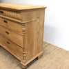 Antique European Baltic Pine Chest of Drawers W/Carved Detail