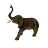 vintage 1960s brass elephant figure trunk up