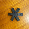Mid Century Brutalist Cast Iron Candle/Taper holder