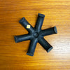 Mid Century Brutalist Cast Iron Candle/Taper holder