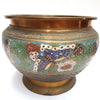 Brass and Enamel Champleve Jardiniere The Design Ark