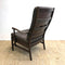 Mid Century Danish Brown Leather Armchair