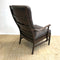 Mid Century Danish Brown Leather Armchair