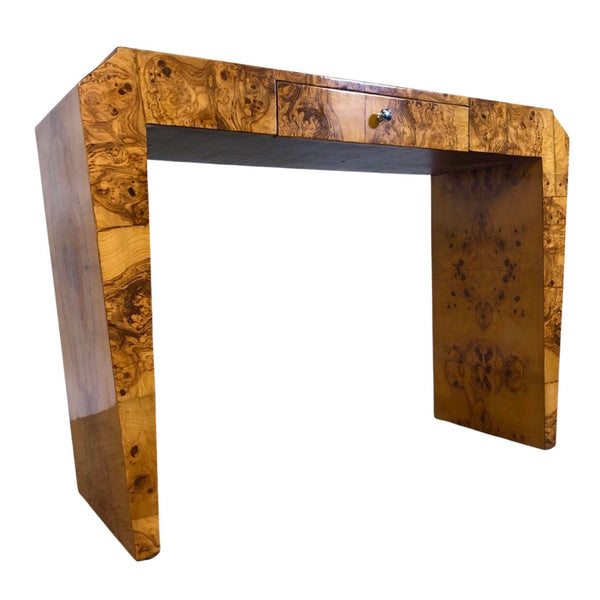 Art Deco Style Walnut Veneer Console Table