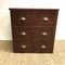 Vintage Solid Timber Six Drawer Chest Filing Cabinet