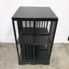 Ebonised Black Oak Revolving Bookcase Shelves