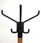 Vintage Industrial Solid Oak Hat Rack And Coat Stand