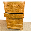 Early to Mid 20th Century Swedish Tall Boy Chest Of Drawers
