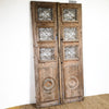 Pair of Vintage Baltic Pine Egyptian Doors