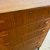 Mid Century Teak Danish Tallboy Chest Of Drawers