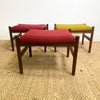 Mid Century Danish Rosewood Footstool - Priced Individually