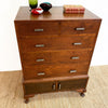 Art Deco Solid Timber Chest Of Drawers