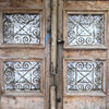 Pair of Vintage Baltic Pine Egyptian Doors