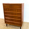 Early to Mid 20th Century Swedish Tall Boy Chest Of Drawers