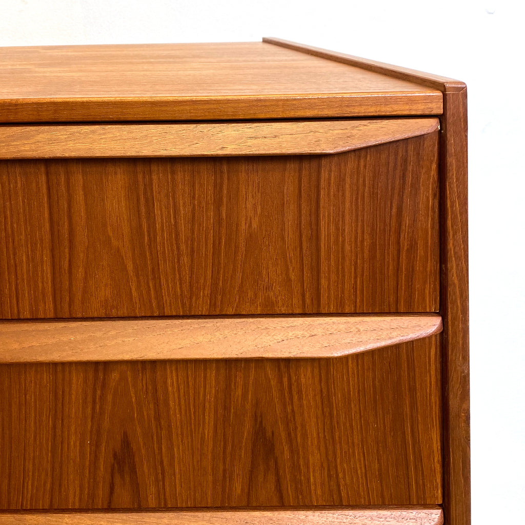 Early to Mid 20th Century Swedish Tall Boy Chest Of Drawers