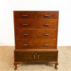 Art Deco Solid Timber Chest Of Drawers