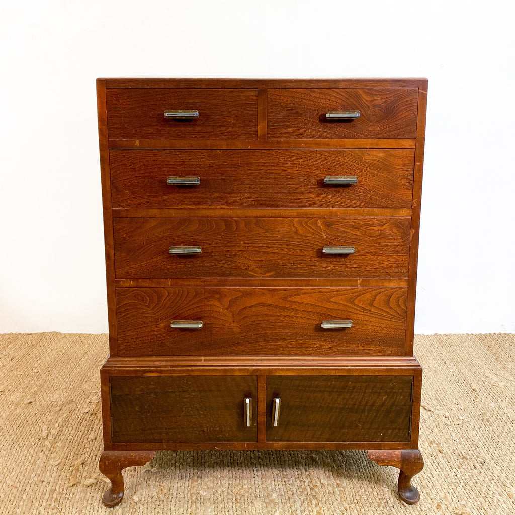 Art Deco Solid Timber Chest Of Drawers