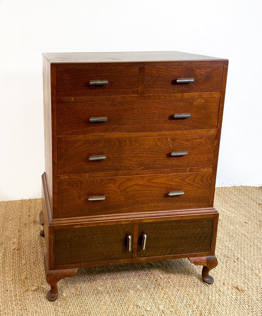 Art Deco Solid Timber Chest Of Drawers