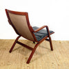 Black Leather Bentwood Armchairs