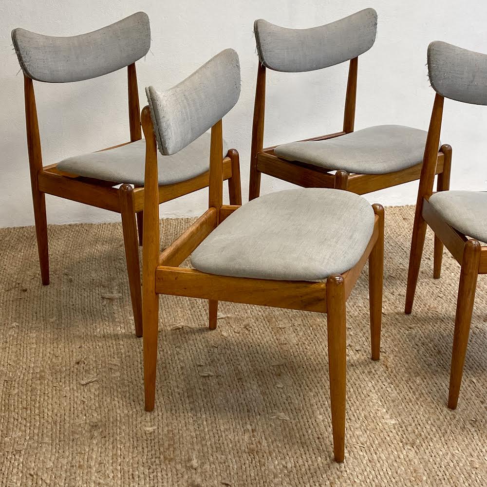 Set of 4 Parker Matchstick Dining Chairs
