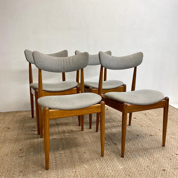 Set of 4 Parker Matchstick Dining Chairs
