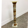 Superb Petit Art Deco French Onyx Marble Pedestal