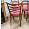 Set 4 Mid Century Ladder Back Dining Chairs