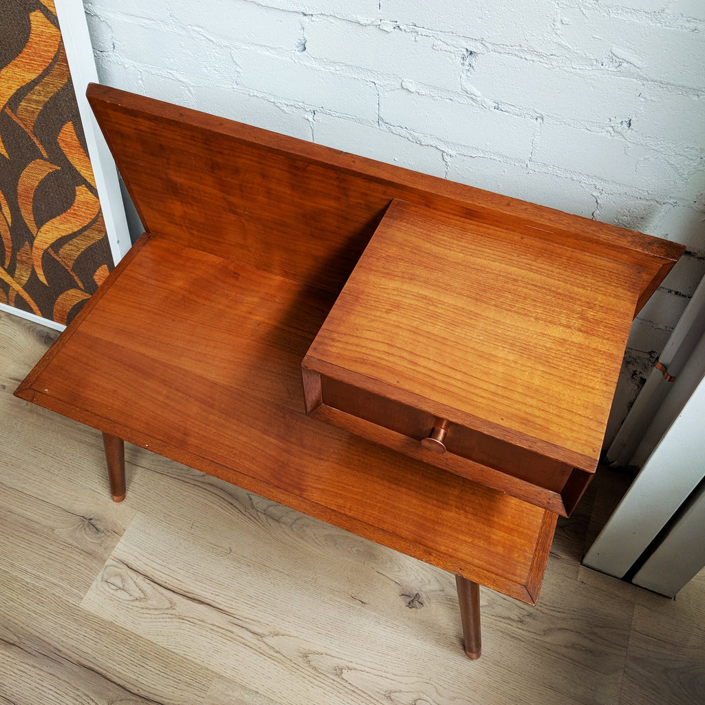 Mid Century Telephone Hall Table