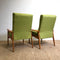 Pair Mid Century Armchairs - New Upholstery